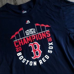 Boston Red Sox 2018 World Series Champions T shirt Size Large